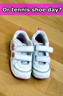 CLICK to select tennis shoes